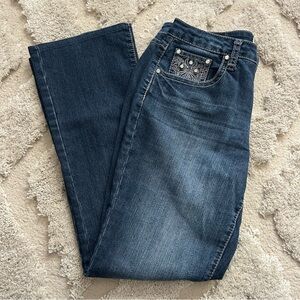 Earl Jeans Dark Blue Boot Cut Jeans